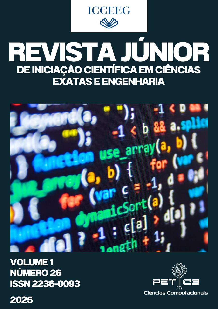 					Visualizar v. 1 n. 26 (2025): Revista Junior de Iniciação Científica em Ciências Exatas e Engenharia
				